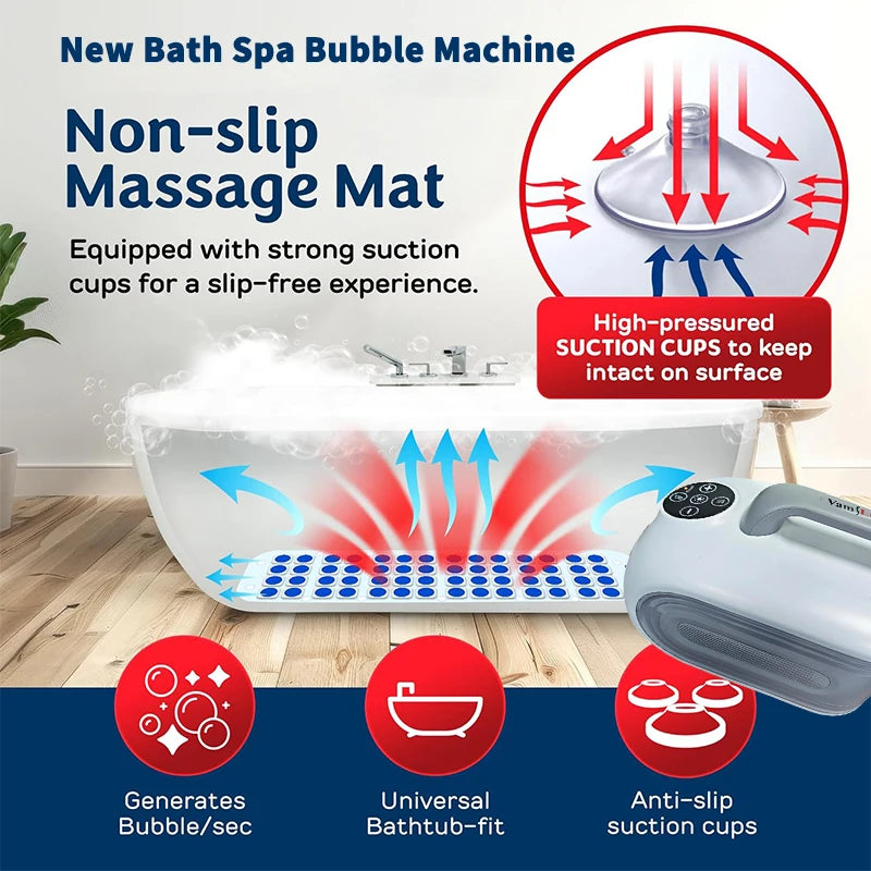 PurePick HydroSpa – Portable Bubble Bath Massager