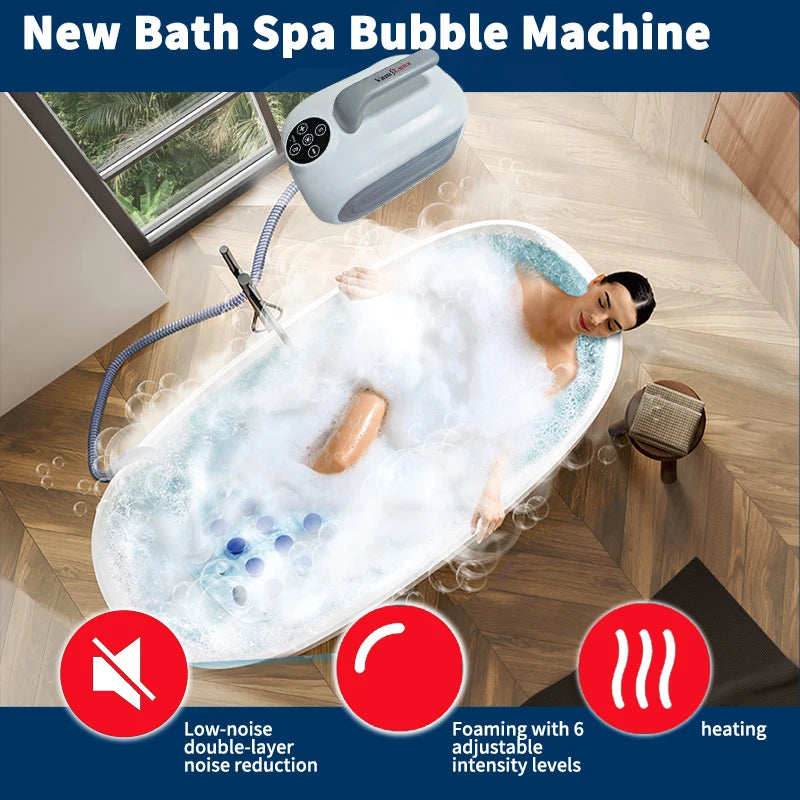 PurePick HydroSpa – Portable Bubble Bath Massager