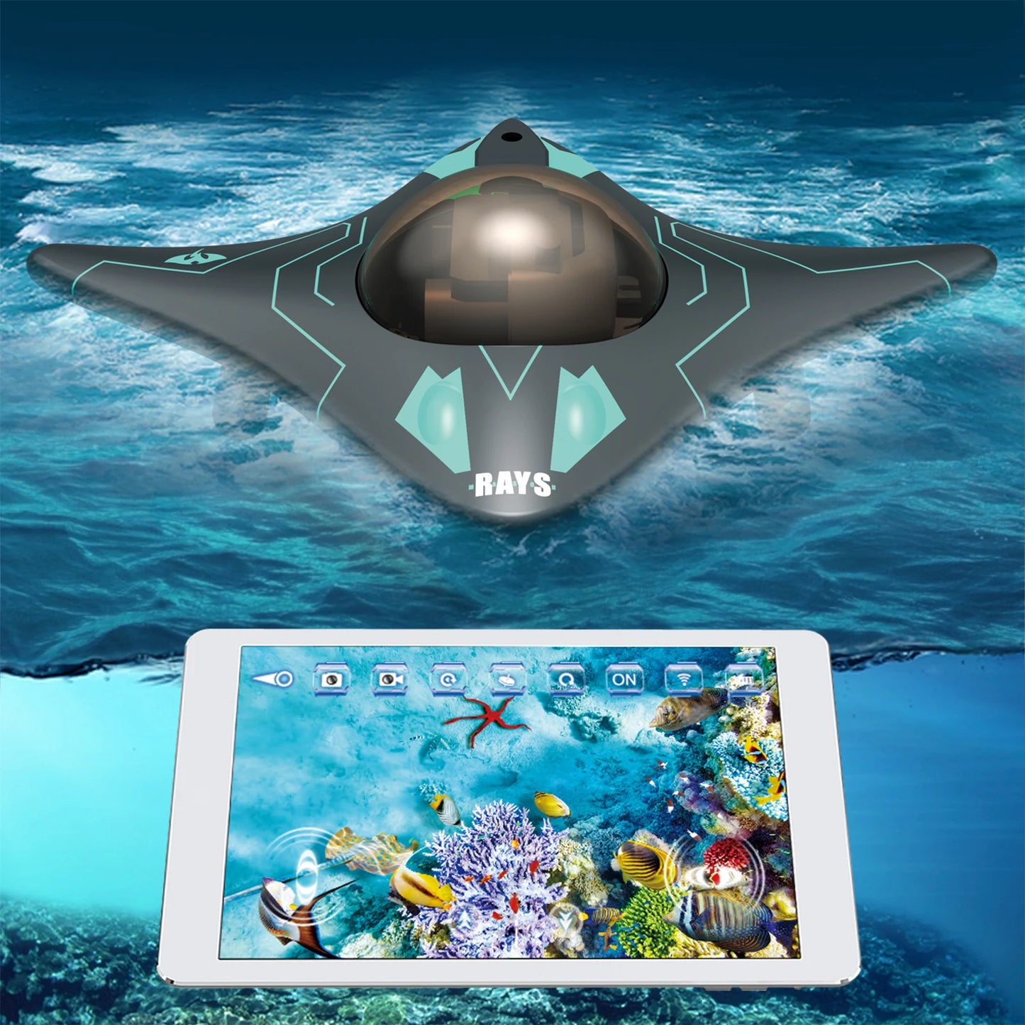 PurePick HydroDive – Mini WiFi RC Submarine